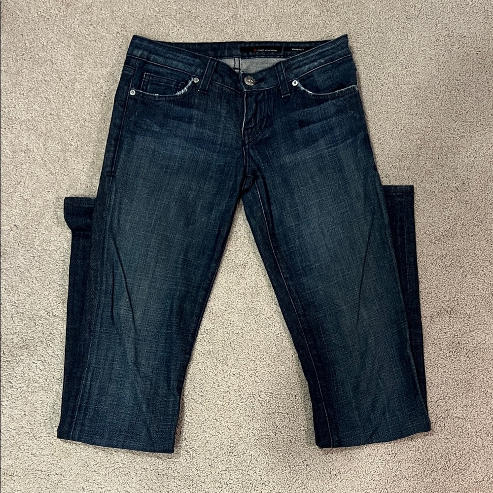 People's Liberation Dark Indigo Straight Leg Jeans